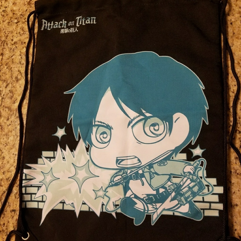 Attack on Titan Drawstring Bag!